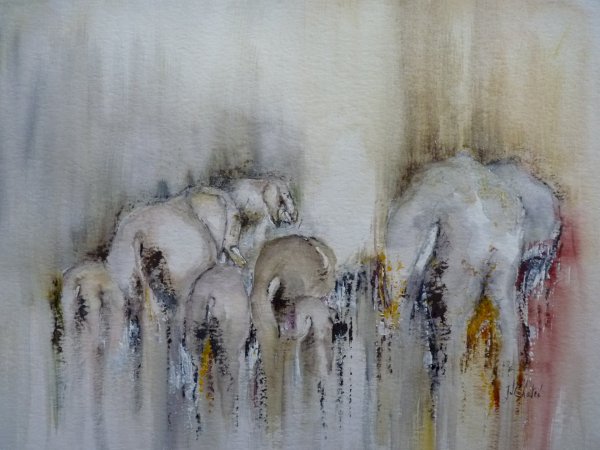 Eléphants la vie de famille