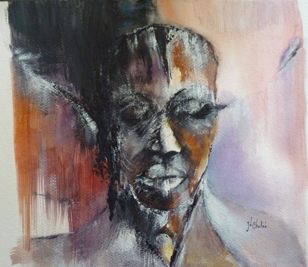Sénégalaise au grand chapeau