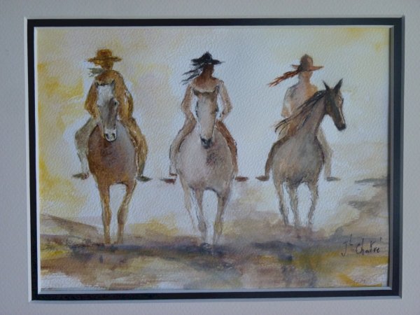 Chevauchée en Camargue